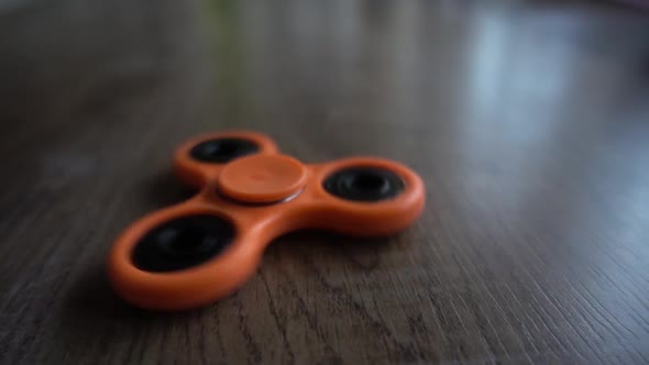 Fidget Spinner On The Table