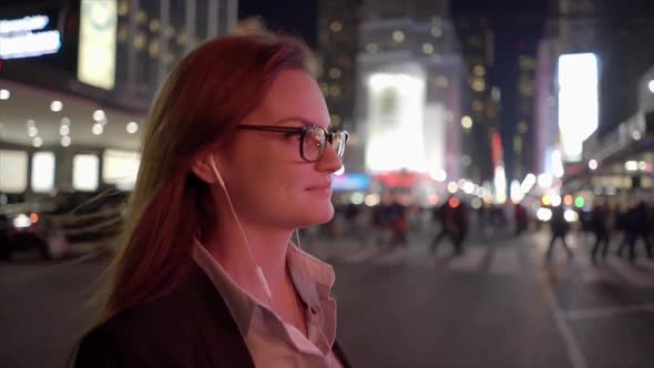 Lifestyle Portrait of Young Woman in the City