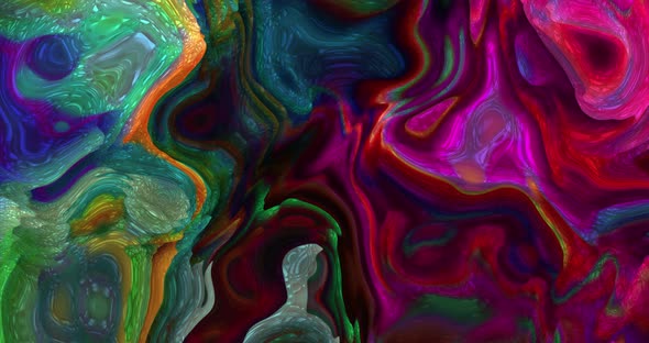 Abstract animation. liquid background. Beautiful digital painting movie, Abstract background movie.