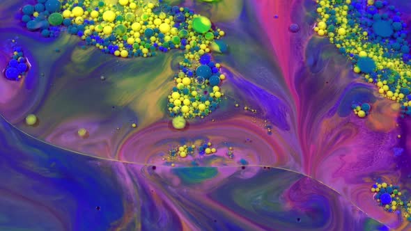 Abstract Ink Drops Bubbles Explode Splash Diffusion alt