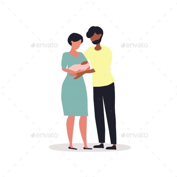 Couple Holding Their Baby