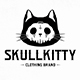 Skull Cat Halloween Logo Template - GraphicRiver Item for Sale