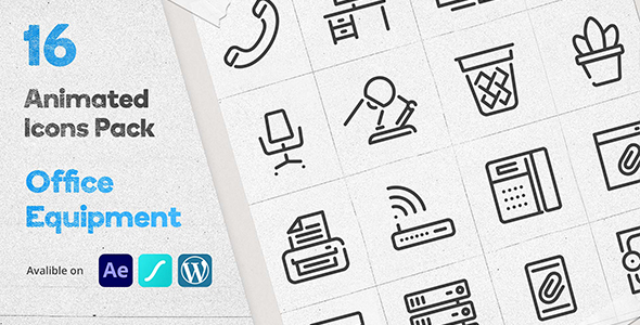 Download Free Download Free Download Office Equipment Animated Icons Pack Wordpress Lottie Json Animation Svg Nulled Latest Version
