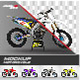 Motorcycle mockup RMZ 450 - GraphicRiver Item for Sale