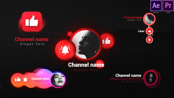 Youtube Subscribe Elements Pack alt