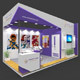 Exhibition Booth 3D Model - 6x3 mtr - 3DOcean Item for Sale