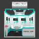 Exhibition Booth 3D Model - 3x3 mtr - 3DOcean Item for Sale