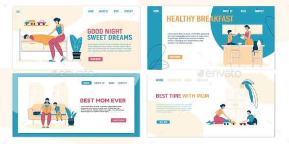 Mother Son Best Time Spend Together Landing Page