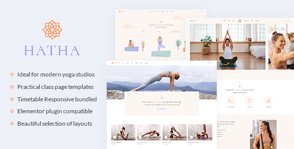 Hatha - Yoga WordPress Theme