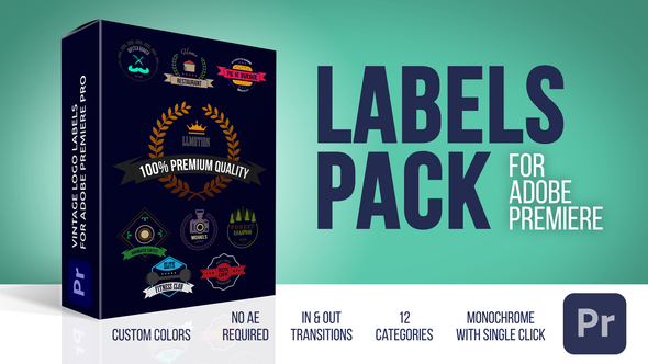 Labels Pack - MOGRT for Premiere