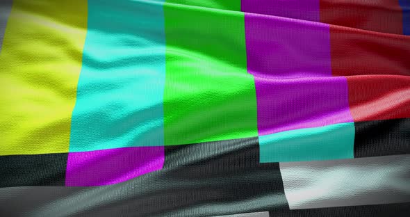 TV off air no signal background animation 4K