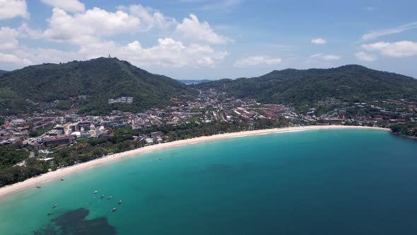 The Snowwhite Kata Beach of Phuket Island