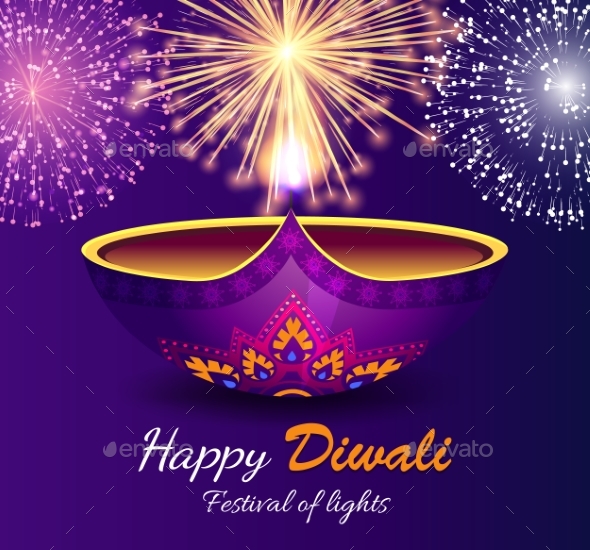 Happy Diwali, Festival of Lights, Bright Fireworks