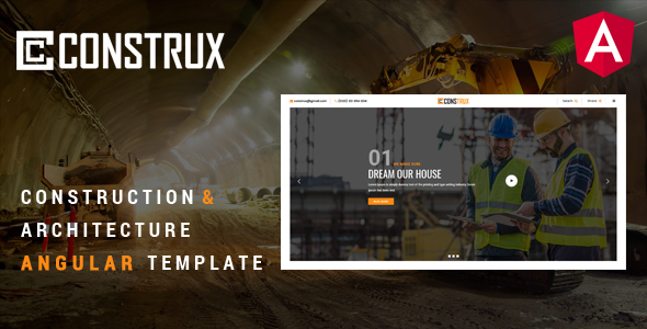 Construx - Construction & Building Angular Template