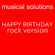 Happy Birthday Rock Version