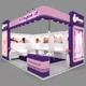 Exhibition Booth 3D Model - 6x4 mtr - 3DOcean Item for Sale