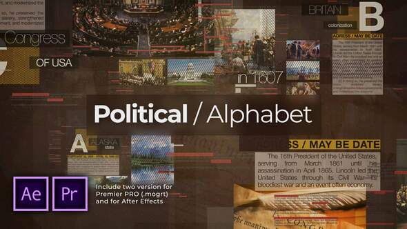 Political Alphabet. Historical Slideshow