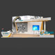 Exhibition Booth 3D Model - 8x6 mtr - 3DOcean Item for Sale