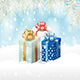 Christmas Greeting Card with Gift Boxes - GraphicRiver Item for Sale