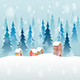 Winter Christmas Landscape - GraphicRiver Item for Sale
