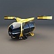 Flying taxi concept Lowpoly - 3DOcean Item for Sale