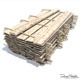 Wood Board Stock Low Poly - 3DOcean Item for Sale