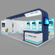 Exhibition Booth 3D Model - 8x4 mtr - 3DOcean Item for Sale