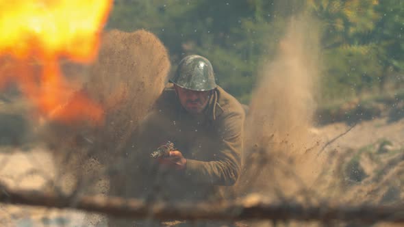 Soldier on the field, Ultra Slow Motion