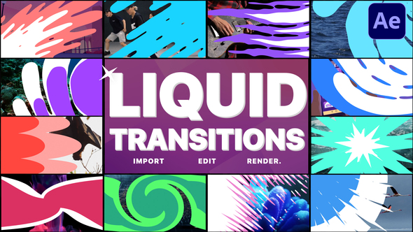 Liquid Transitions Pack 11 | After Effects alt