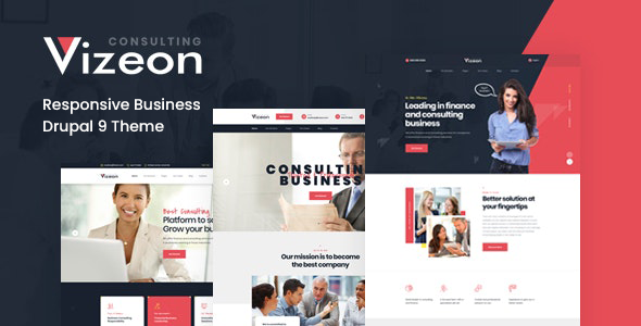 Vizeon - Responsive Multipurpose Business Drupal 9 Theme