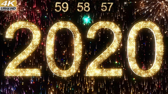 2020 Countdown New Year 4K