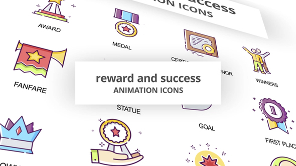 Reward & Success - Animation Icons