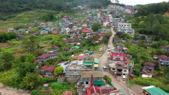 Typical Houses of Sagada Mountain Province of the Philippines