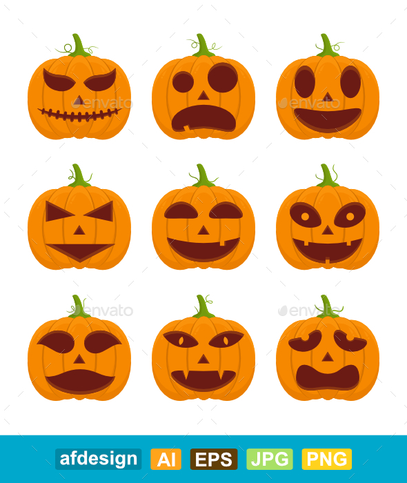 Halloween Pumpkin Expressions