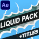 Liquid Elements And Titles | After Effects - VideoHive Item for Sale