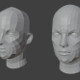 Female Heads Low-poly 3D Model - 3DOcean Item for Sale