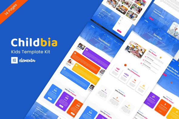 Childbia - Childcare Elementor Template Kit