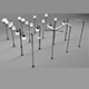 Low Poly Street Lights - 3DOcean Item for Sale