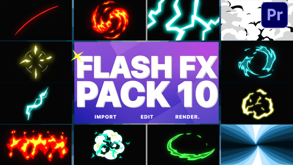 Flash FX Elements Pack 10 | Premiere Pro MOGRT