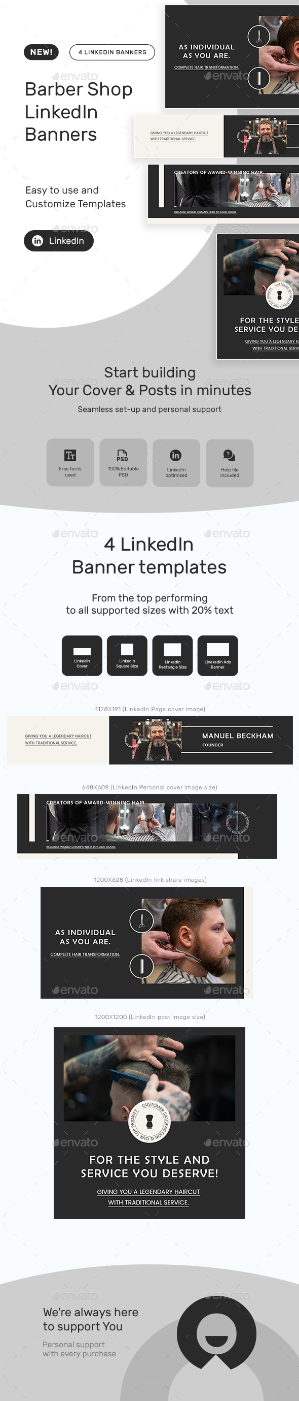 Linkedin Banner Graphics Designs Templates From Graphicriver