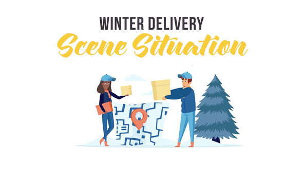 Winter delivery - Scene Situation