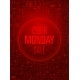 Cyber Monday Sale Vertical Red Banner - GraphicRiver Item for Sale