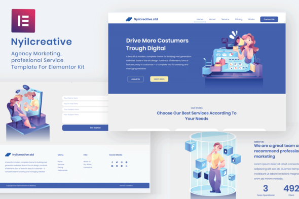 Nyil - Business Agency Elementor Template Kit