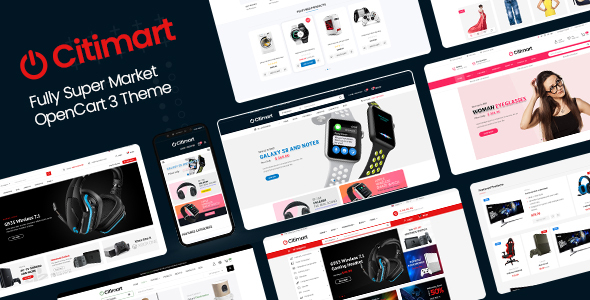 CitiMart - Fully Supermarket OpenCart 3.0.x Theme