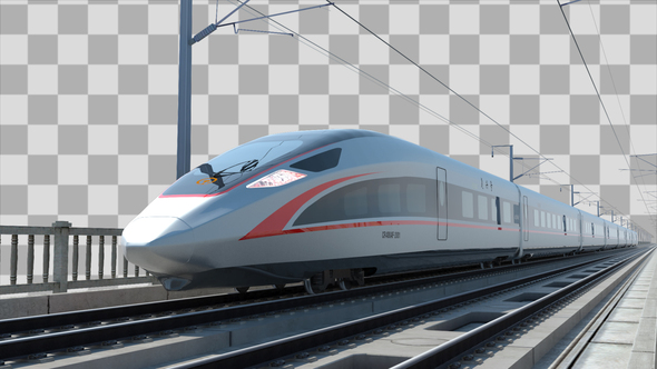 High Speed Train - Transparent Alpha