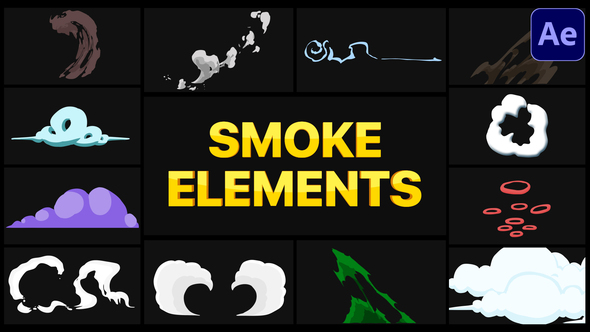 Smoke Elements Pack | After Effects alt