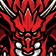 Red Dragon Vector logo esport gaming - GraphicRiver Item for Sale