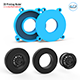Tire Mold With Standard Wheels 3D Printing Model - 3DOcean Item for Sale