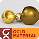 Gold Material Vray - 3DOcean Item for Sale