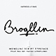 Brogllin Font - GraphicRiver Item for Sale